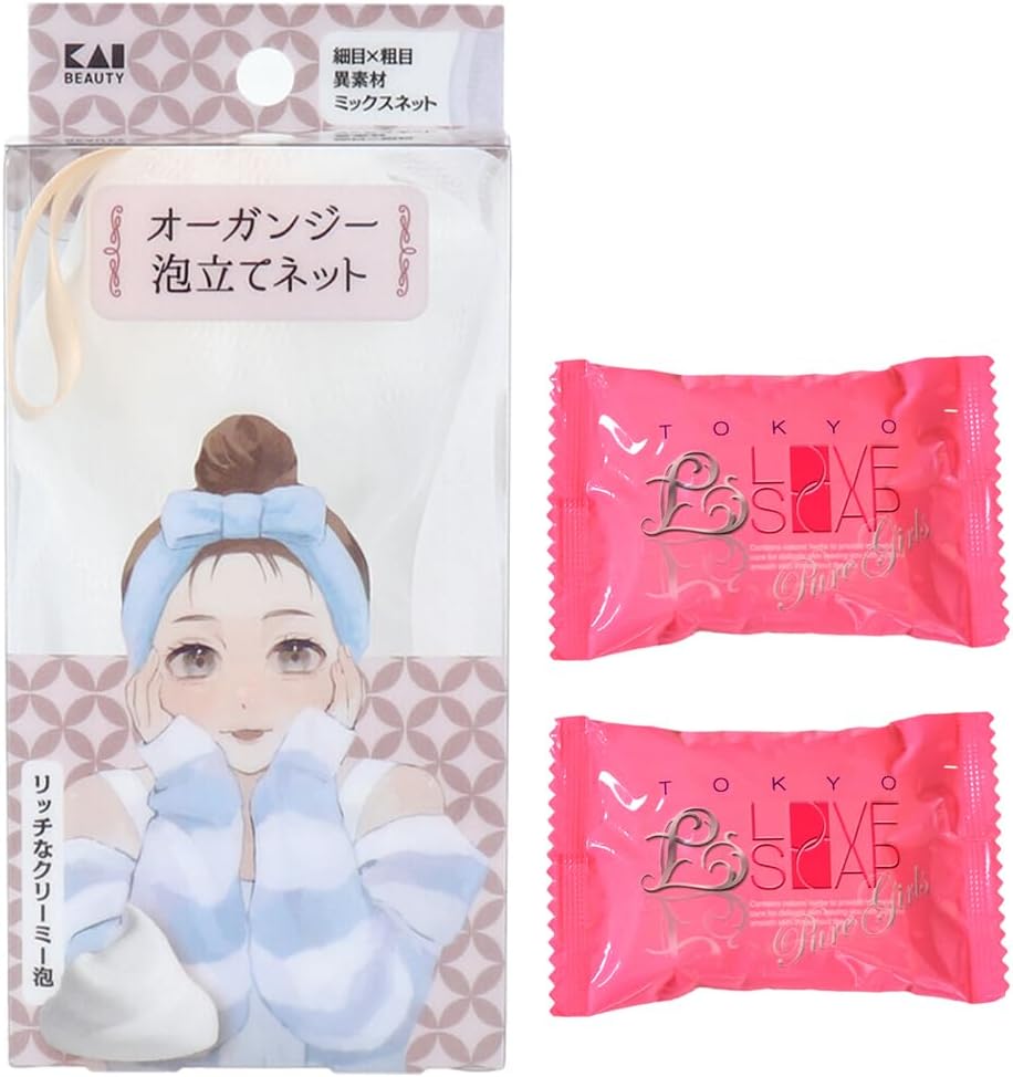 貝印 オーガンジー泡立てネット