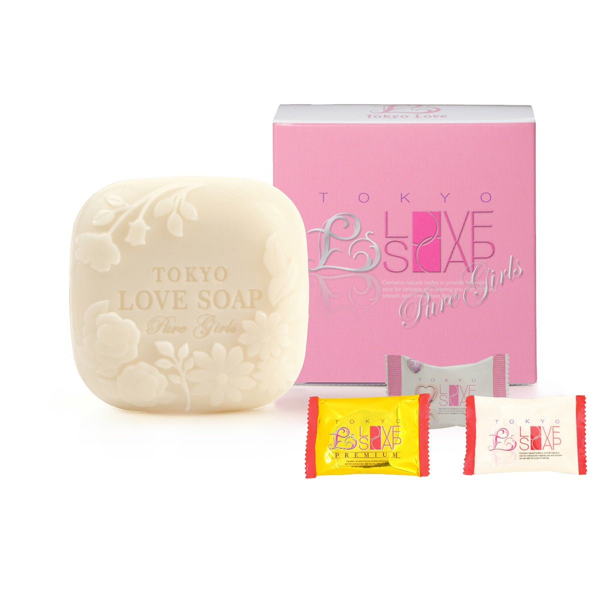 Tokyo Love Soap Pure Girls 80g + Mini Soap 3set
